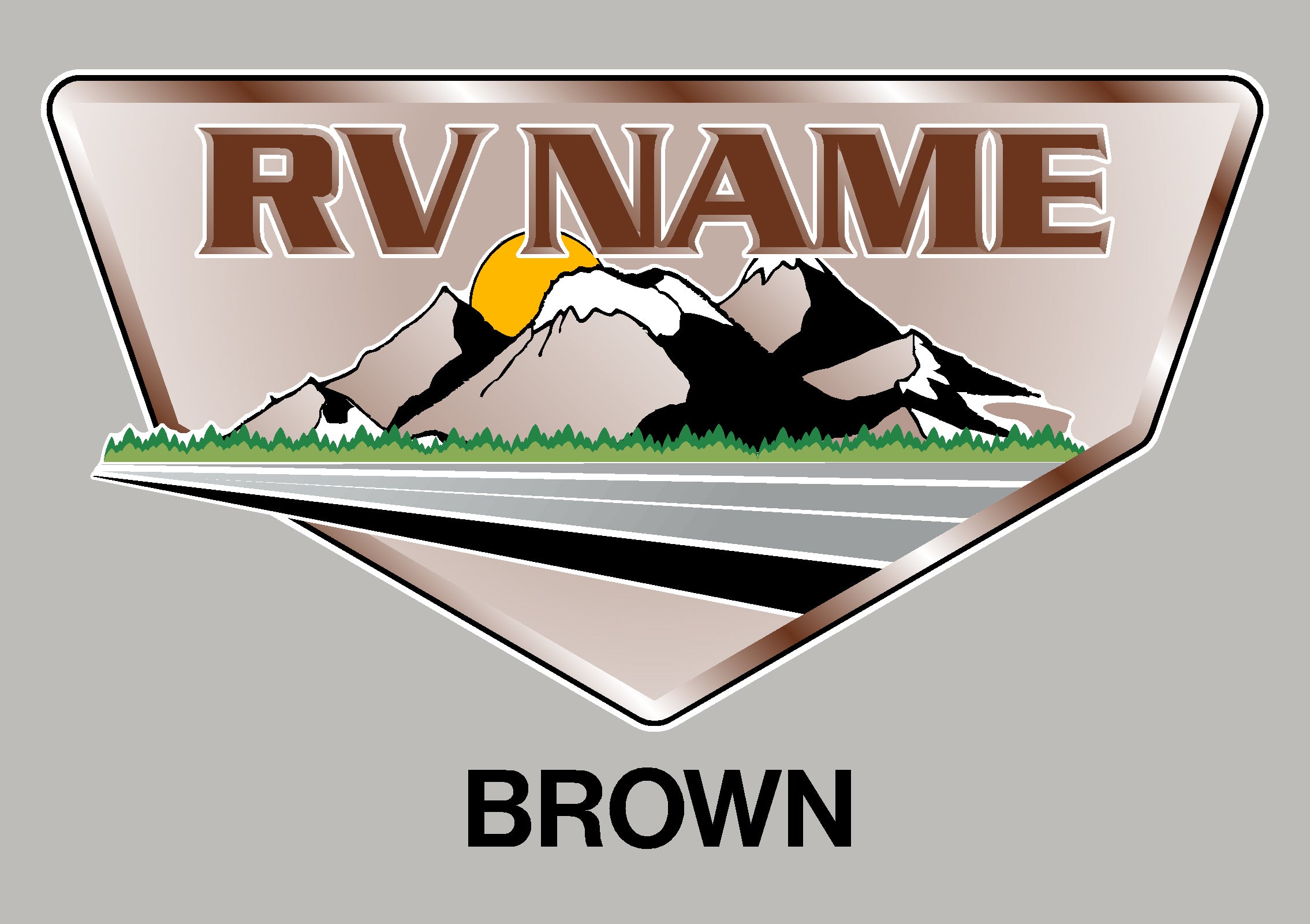 Universal Front Cap Badge