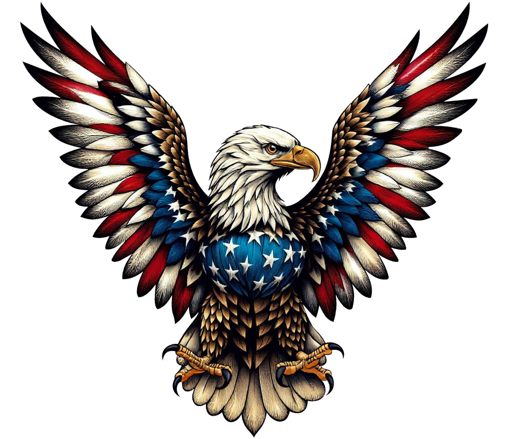 Universal Bald Eagle American Decal