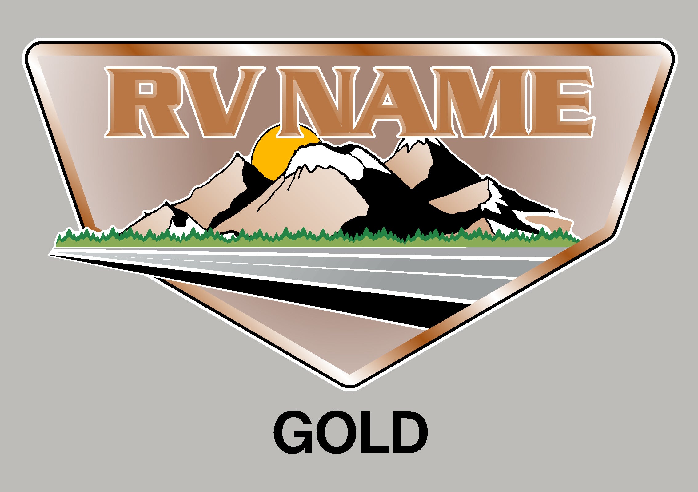 Universal Front Cap Badge