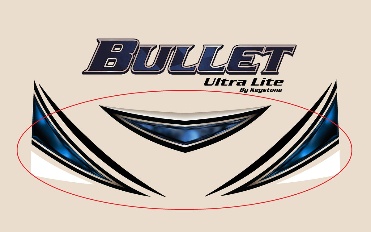 2016-2017 Keystone Bullet Ultra Light Replacement Decal Kit