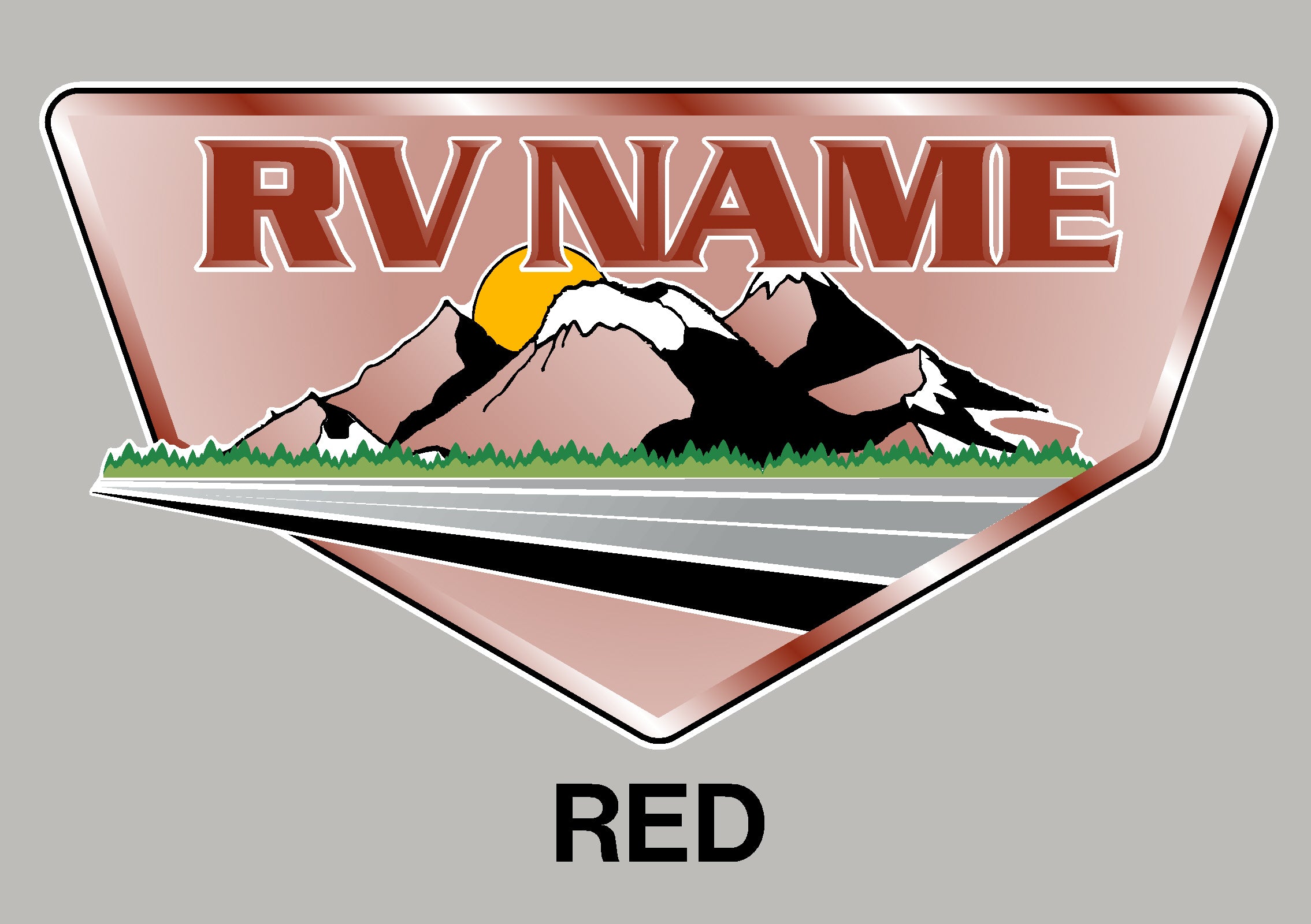 Universal Front Cap Badge